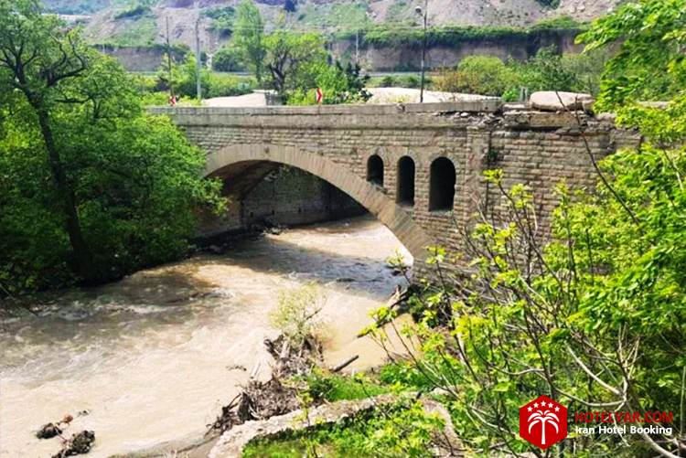تصویر پل زغال از جاهای دیدنی چالوس و مازندران
