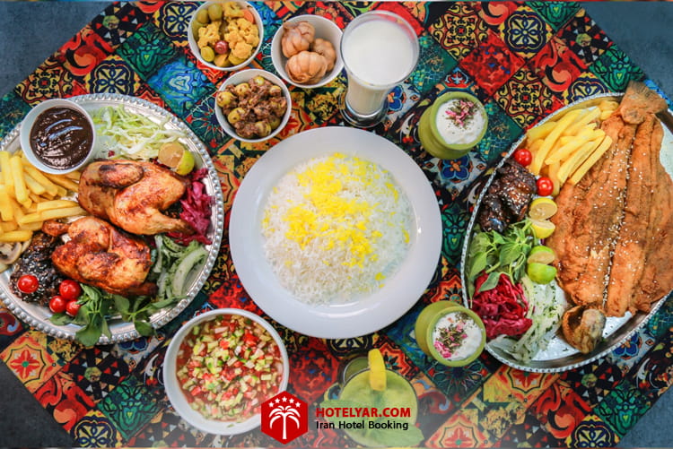 اکبر جوجه و ماهی سوخاری باغ بهشت فشم