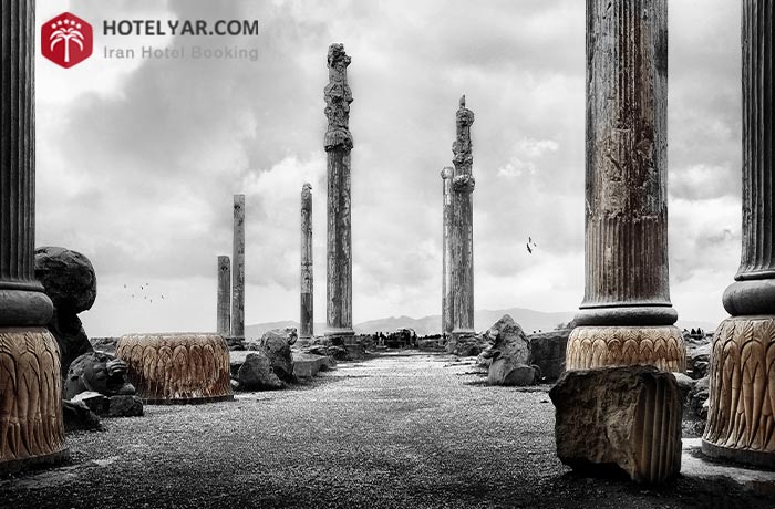 کاخ آپادانا تخت جمشید شیراز