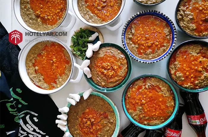 غذای سنتی مشهد شله مشهدی