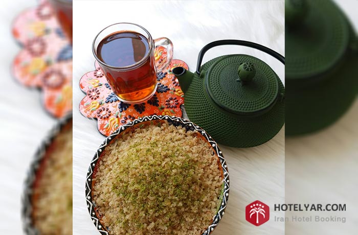 چنگالی غذای محلی مشهد