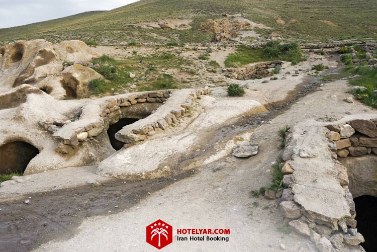 تصویر خانه های روستای حیله ور تبریز